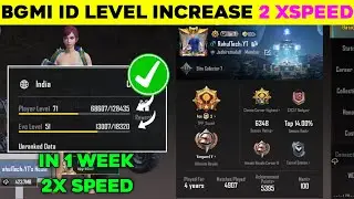 How to Increase BGMI ID Level Fast 🔥 | Level Up Quickly in BGMI Or PUBG 2025