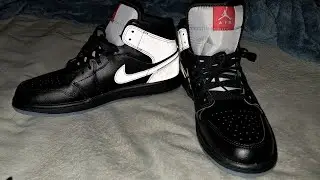 Unboxed AJ1 Mid SE Black Metallic Reimagined 