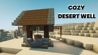 Cozy Minecraft Desert Well 🌵 | Small Aesthetic Build