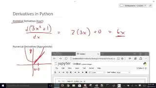 Derivatives, Symbolic and Numeric in Python
