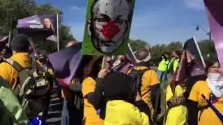 Public-sector union protest