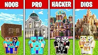 PALACIO NOOB VS PRO VS HACKER VS DIOS EN MINECRAFT TROLL 😱