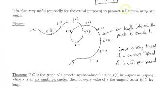 Section 12.3 Change of Parameter; Arc Length