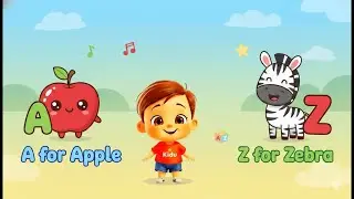 A for Apple 🍎 to Z for Zebra 🦓 | ABC Alphabet Song for Toddlers | Learn Letters & Phonics