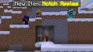 Minecraft Manhunt, But We Get Random Loot Drops REMATCH