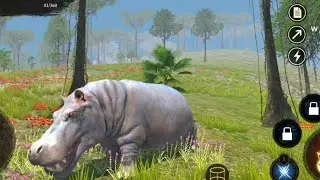 Best Dino Gamer - The Hippo Simulator Android Gameplay  #hipposimulator #dino #wildanimals