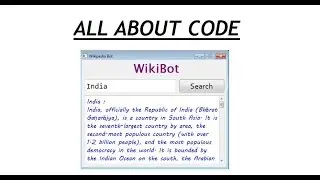 Python Wikipedia Scraping GUI PySide/PyQT