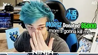 Donating $5000 to FORTNITE Streamers on Mom's Credit Card... (Ninja)