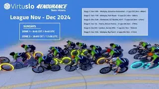VirtuSlo 4Endurance League 2024 - Stage 2: Watopia Flat Route &ndash; 5 Laps (51.4km &ndash; 306m)
