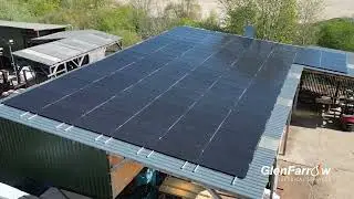 Commercial solar installation at UK Timber!