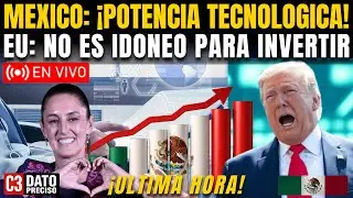 &iexcl;Rebase hist&oacute;rico! M&eacute;xico potencia tecnol&oacute;gica, EE.UU. sin apuestas de inversi&oacute;n