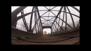 Camera under train - Eastbound
