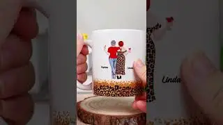 Because Of You I Laugh A Little Harder - Personalized Custom Coffee Mug