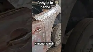 restoration is on working morris minor baby morris vintage car