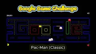 GOOGLE GAME CHALLENGE: Pac-Man (Classic) #googlegames #pacman #gamechallenge #games #gamesclassic