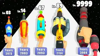 Ray Gun Run - Level Up Gun Max Level Gameplay (New Update)