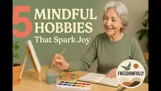 5 Mindful Hobbies That Spark Joy for Retirees | Peaceful Activities for Seniors #retirementjourney