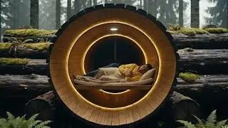 Building a Secret Underground Modern Shelter Under a Massive Tree Log &ndash; Survival Paradise Rev
