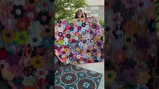 English Paper Piecing Quilt Reveal! #learntosew #sewing #sew #diy #shorts