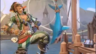 Anniversary Junkrat Bilgerat Skin! With Golden Gun! Review + Gameplay!