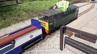 PUGNEYS LIGHT RAILWAY - WAKEFIELD, ENGLAND, UK - APRIL 2019