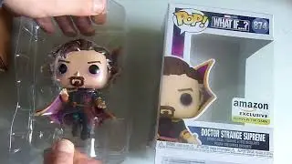 Funko Pop! Marvel: What If? - Doctor Strange Supreme, Glow in The Dark Amazon Exclusive Edition