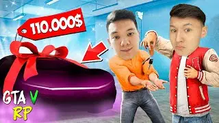 ДОСЫМА КӨЛІК СЫЙЛАДЫМ! БОМЖДЫҢ БАСТАН КЕШКЕНДЕРІ! ГТА 5 РП РАДМИР! ГТА 5 қазақша