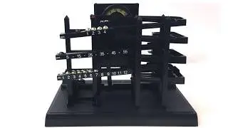 Vintage Time Machine Clock Kinetic Rolling Ball Display HPI Can you Imagine @Pinehog