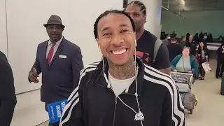 Tyga Returns To L.A.After Reportedly Hooking Up With Avril Lavigne In Paris
