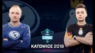 Dota 2 - EG vs. Team Kinguin - Game 1 LB Semi - Group B - ESL One Katowice Major 2018