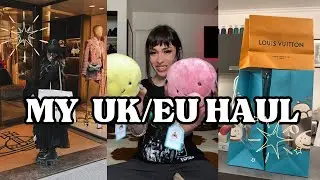 MY UK/EU HAUL (London, Paris, Cologne and Zurich!) 🖤🎀✨