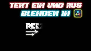 TEXT EIN & AUSBLENDEN IN DAVINCI RESOLVE