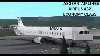 BCAO l Aegean Airlines l A321 l Economy Class