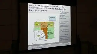 Stephen B Libby : &ldquo;High Energy Density Physics &ndash; Theory and Exp. in the Realm of the Superlasers