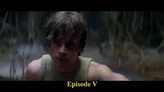 Yoda and Luke Raise X-Wings | Episodes V and IX