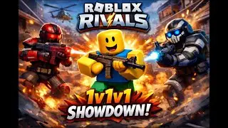 Doin 1v1v1s in Roblox Rivals