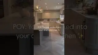 POV: You Just Walked Into Your Dream Kitchen  #interiordesign  #dreamkitchen #kitcheninspiration