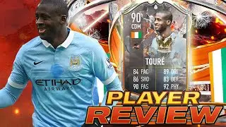 TOP 5 MIDFIELDER IN FIFA 23?! 👀90 TROPHY TITAN HERO YAYA TOURE PLAYER REVIEW - FIFA 23 ULTIMATE TEAM