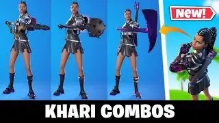 The Best TRYHARD Khari Skin Combos in Fortnite! *NEW* Galaxy Cup 3 Rewards