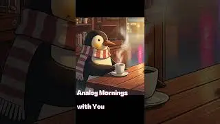Analog Mornings with You : Penguin in Shibuya Morning Coffee House
