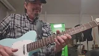 B bender installed in Squier Telecaster lesson