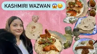 Hosted at my Kashmiri friend’s home for WAZWAN 🍛😱 #wazwan #kashmirinwinters #kashmirtravelvlog #food