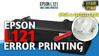 Epson L121 Error not printing with noisy sound watch the problem and Subscribe now thank you  2024.