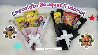 Chocolate bouquet Tutorial | DIY Bouquet | Gift Ideas | Handmade Gifts | Chocolate | Easy craft