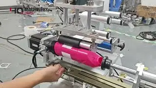 tabletop wrap around sticker label applicator for flat square round bottle Cyprus #labeler #fyp