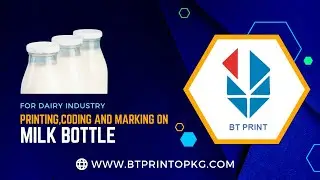 Printing, Coding & Marking on Milk Pet Bottle | Batch, MRP, EXP Printing on Milk Bottle