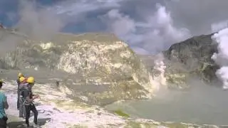 Main crater at White Island