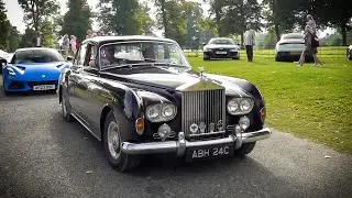 Classic Cars Arriving at Salon Prive Concours of Elegance 2024
