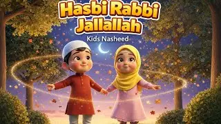Hasbi Rabbi Jallallah 🌙 | Islamic Nursery Rhymes for Kids | 3D Animated Muslim Toddlers
