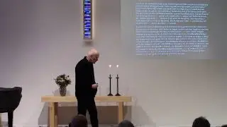 Seminarium Uppenbarelseboken bakgrund och bildspr&aring;k med Mikael Tellbe fr&aring;n Storsj&ouml;strand 2024-11-10